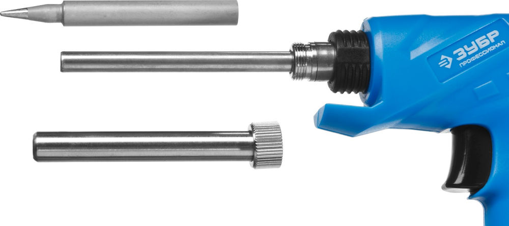 Электропаяльник 30/130 Вт, конус, керамический нагреватель, пистолетная рукоятка ЗУБР ТУРБО Профессионал 55408_z01