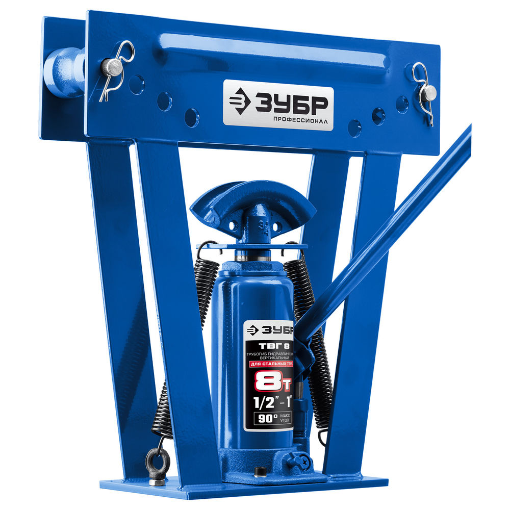 Трубогиб ручной вертикальный гидравлический 8 т ЗУБР ТВГ-8 Профессионал 43078-08_z01