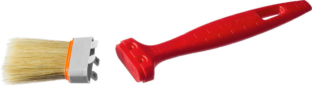 Кисть плоская 38 мм, 1.5, светлая натуральная щетина, пластмассовая ручка, все виды ЛКМ ЗУБР УНИВЕРСАЛ 01015-038