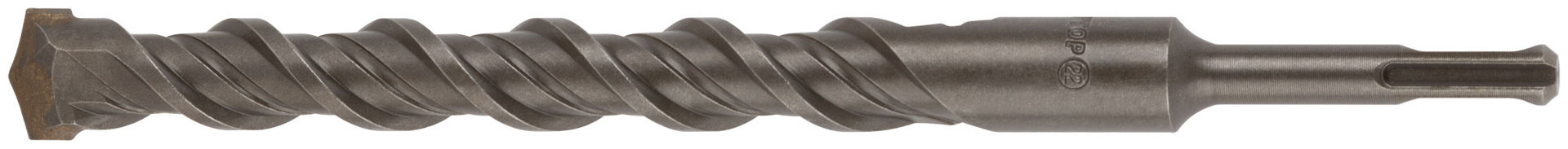 Бур по бетону CUTOP, Profi Plus - двойная спираль, три пылеотводящие кромки, 22 x 260 мм (49-22260)