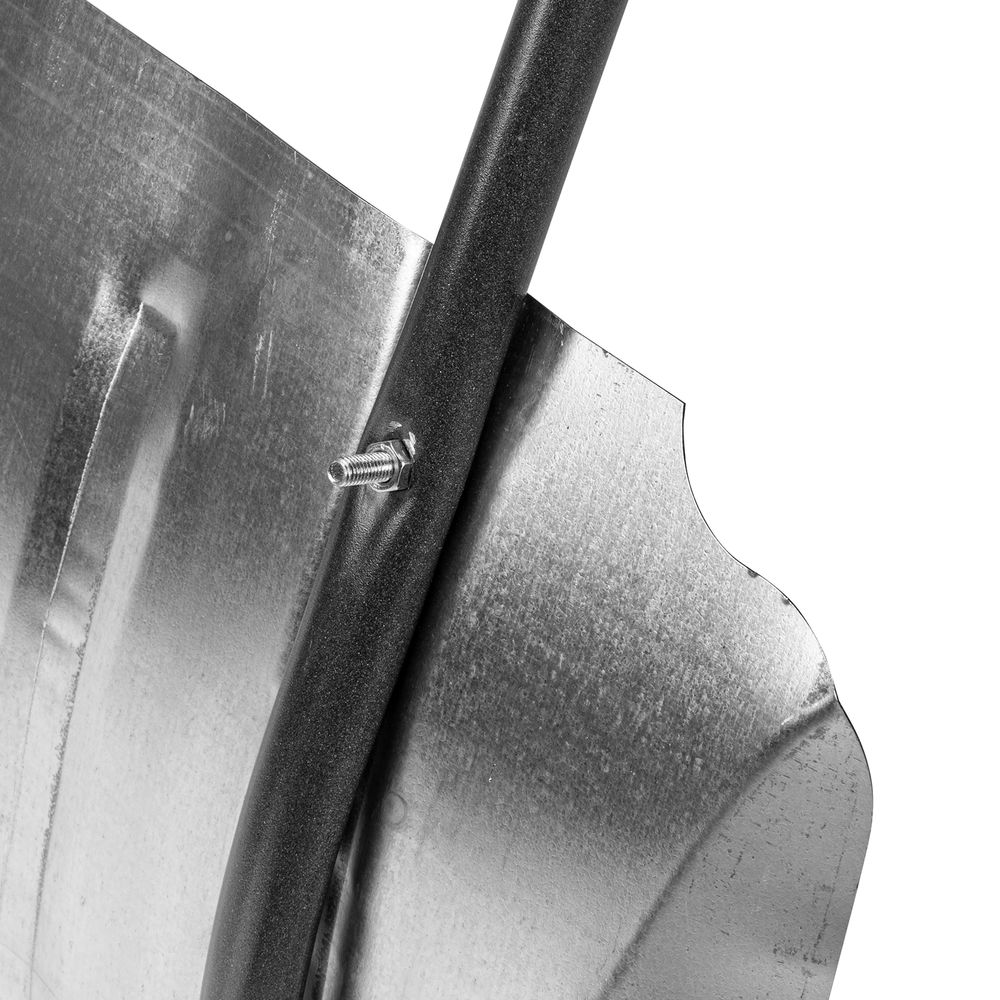 Движок для уборки снега оцинкованный, 735x385x1120 мм, стальная рукоятка, Сибртех (61698)