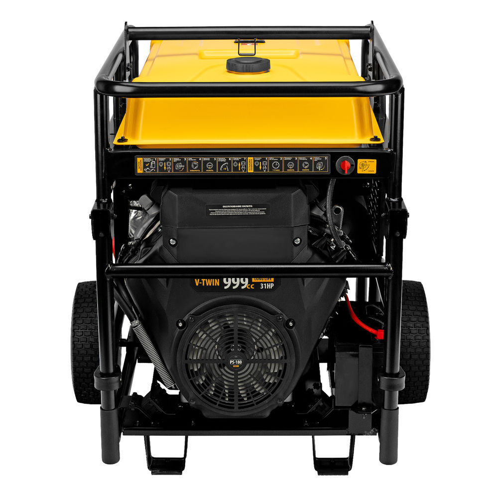 Генератор бензиновый PS-180EAD-3, 18 кВт,230/400 В, 65л, разъем ATS,перекл.режима,эл.старт Denzel (946994)