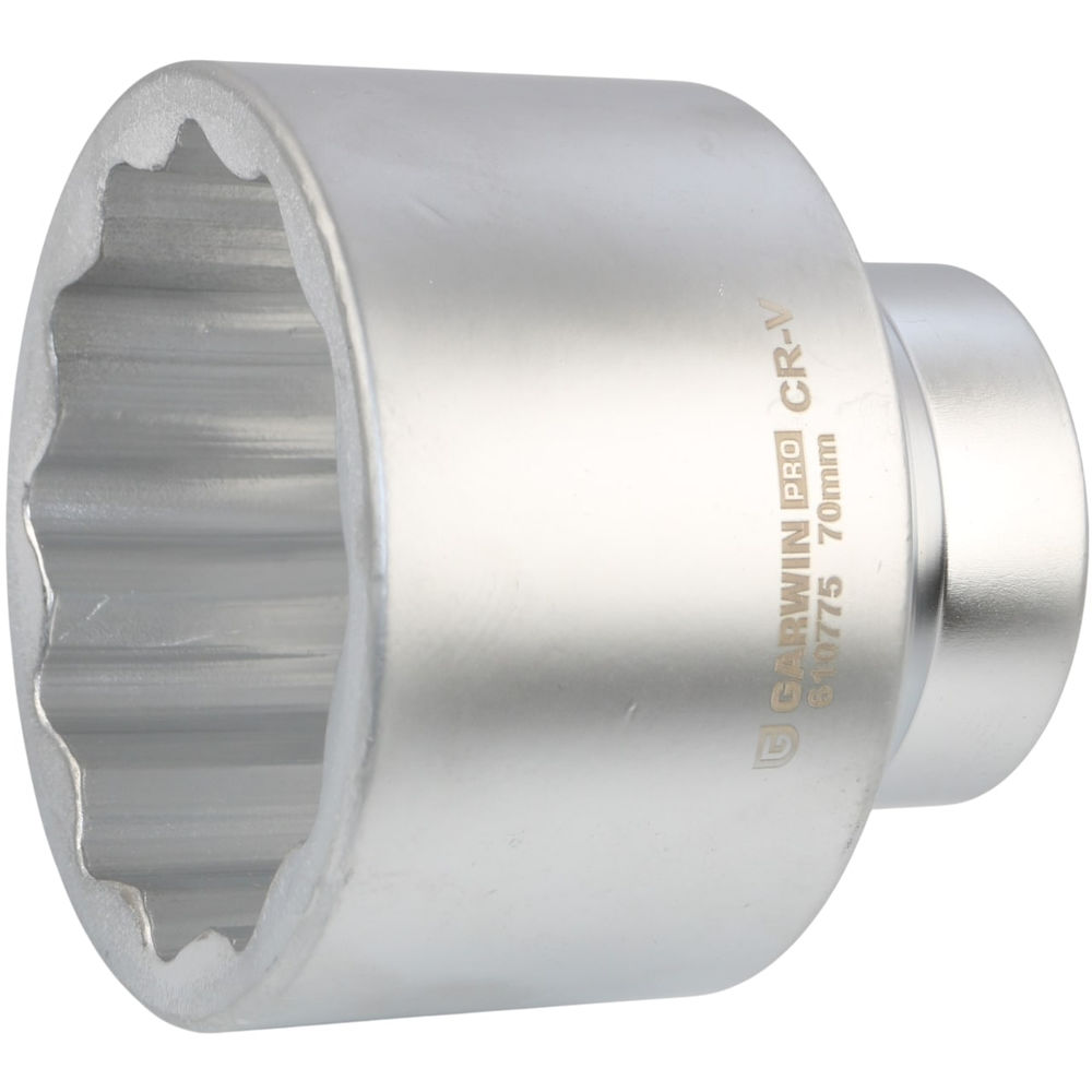 Головка, 1, 70 мм, торцевая, 12-гранная, GARWIN PRO, 610775-70