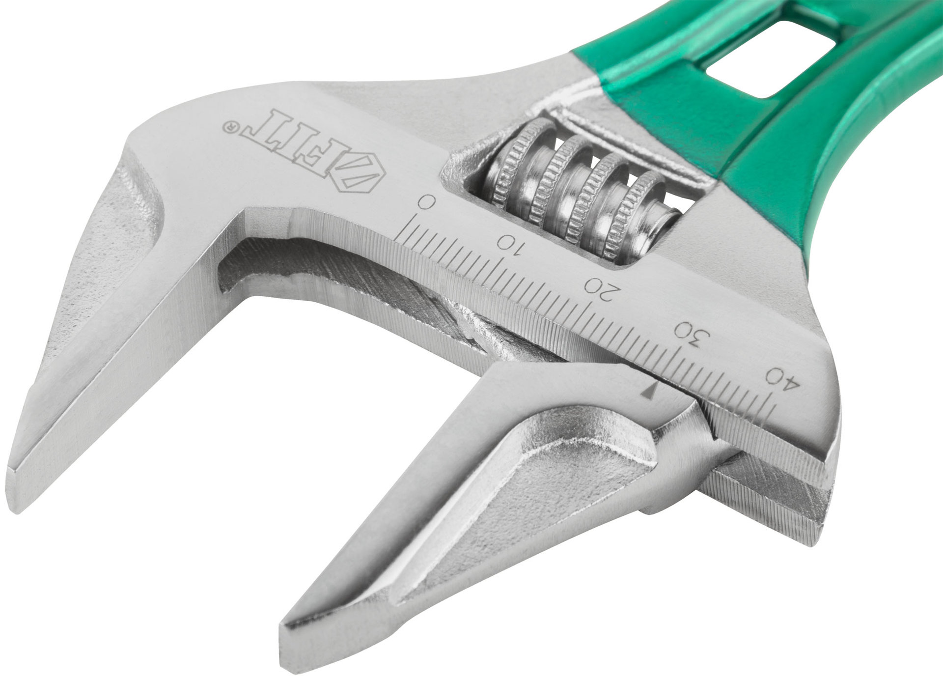 Ключ разводной Смарт, CrV, укороченный, узкие губки, шкала, экстра увелич.захват 155 мм ( 43 мм )