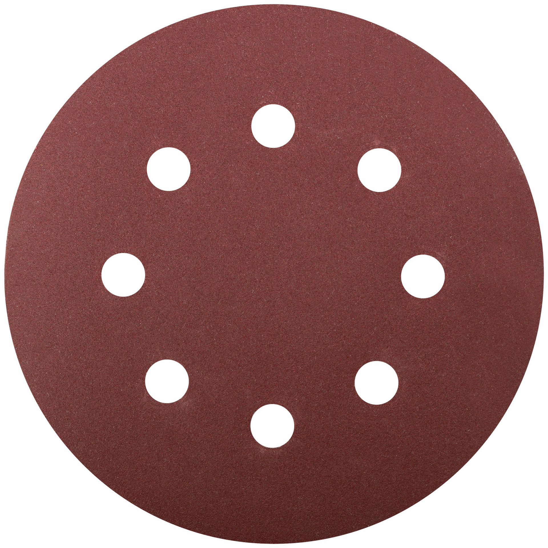 Круги шлифовальные с отверстиями (липучка), алюминий-оксидные, 125 мм, 5 шт. Р 180 (39668)