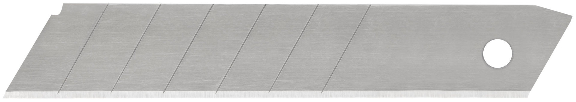 Лезвия для ножа технического 18 мм, 8 сегментов, сталь SK5 (10 шт.) (10420)