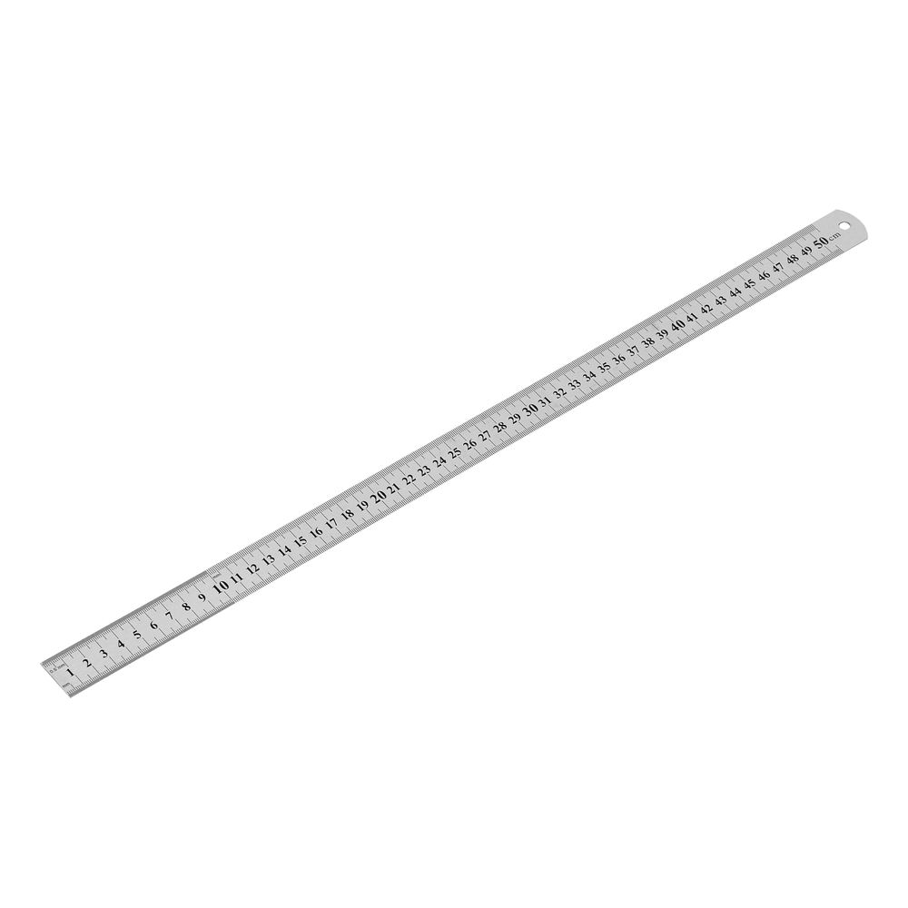 Линейка измерительная, 500 мм, металлическая Sparta