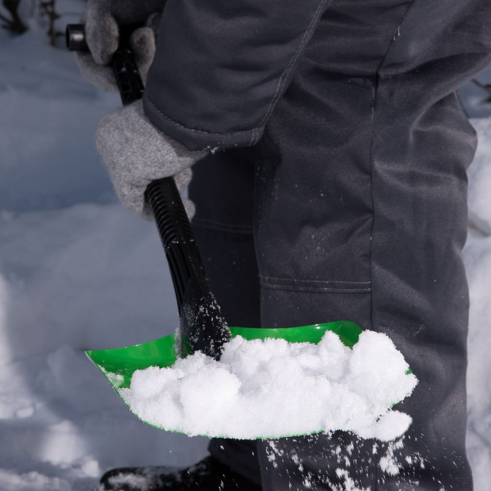 Лопата универсальная стальная, 205 х 280 х 640 мм, пластиковый черенок, Сибртех (61623)