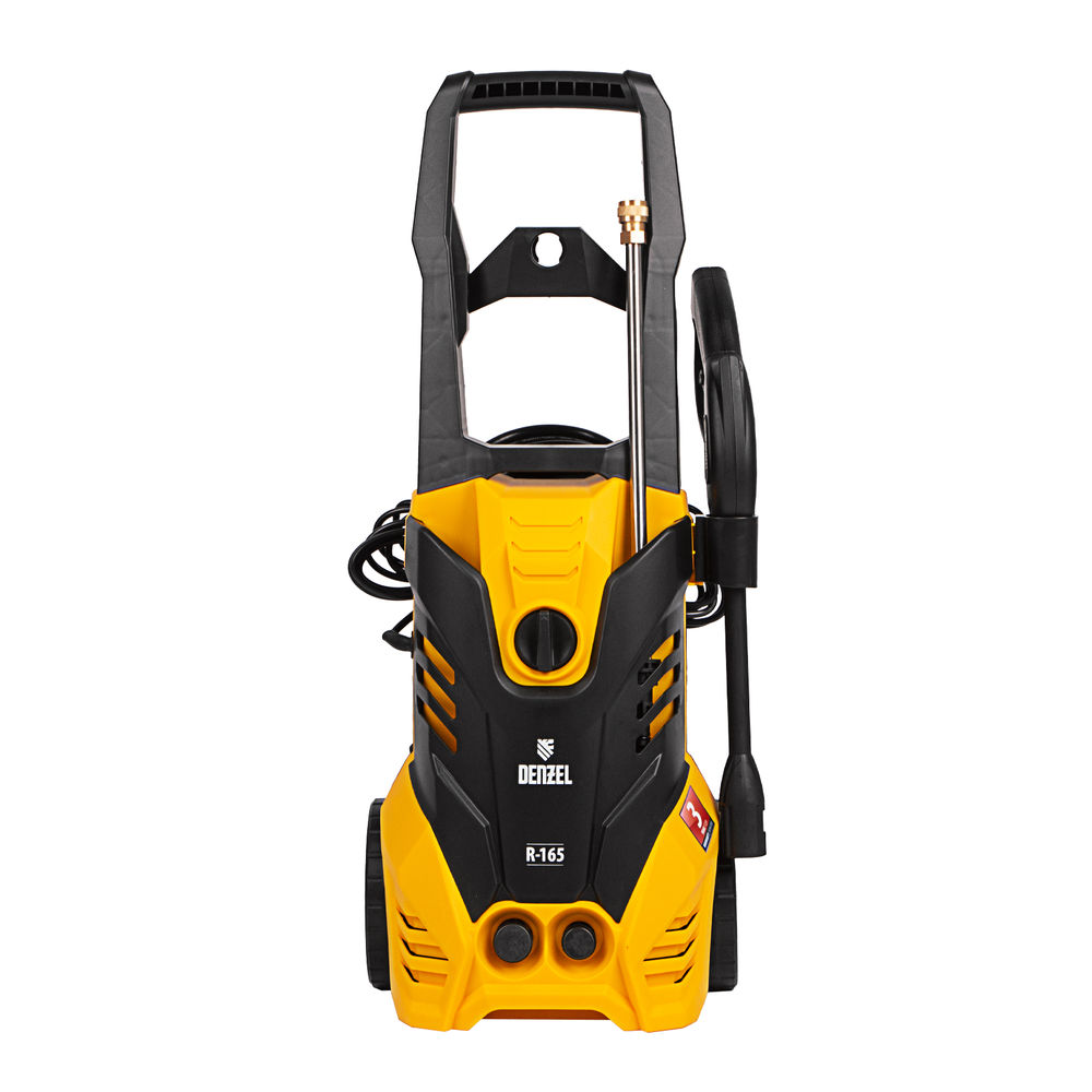 Моечная машина высокого давления R-165, 2200 Вт, 165 бар, 7 л/мин, колесная Denzel (58234)