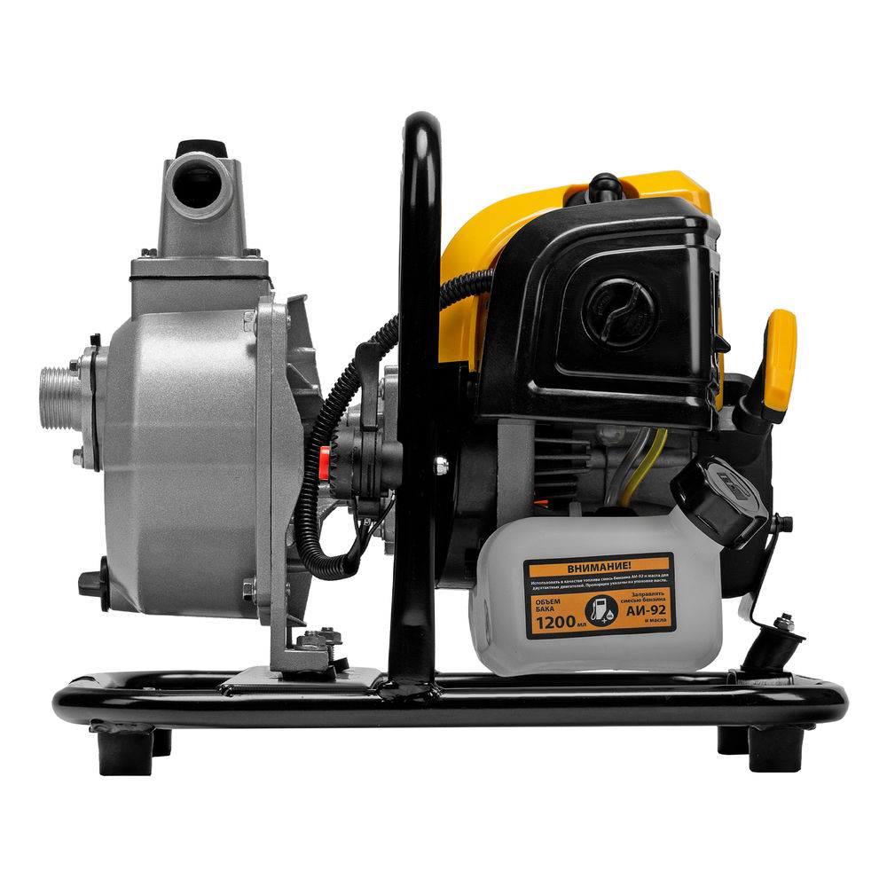 Мотопомпа бензиновая для чистой воды PX-25, 52 см3, 1, 170 л/мин, глуб 8 м, напор 30 м Denzel (99205)