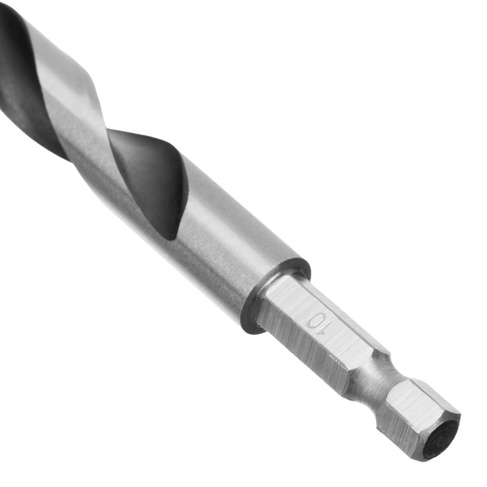 Набор сверл по дереву, 4-5-6-8-10 мм, 5 шт, шестигранный хвостовик, пластиковый кейс, Matrix (70283)