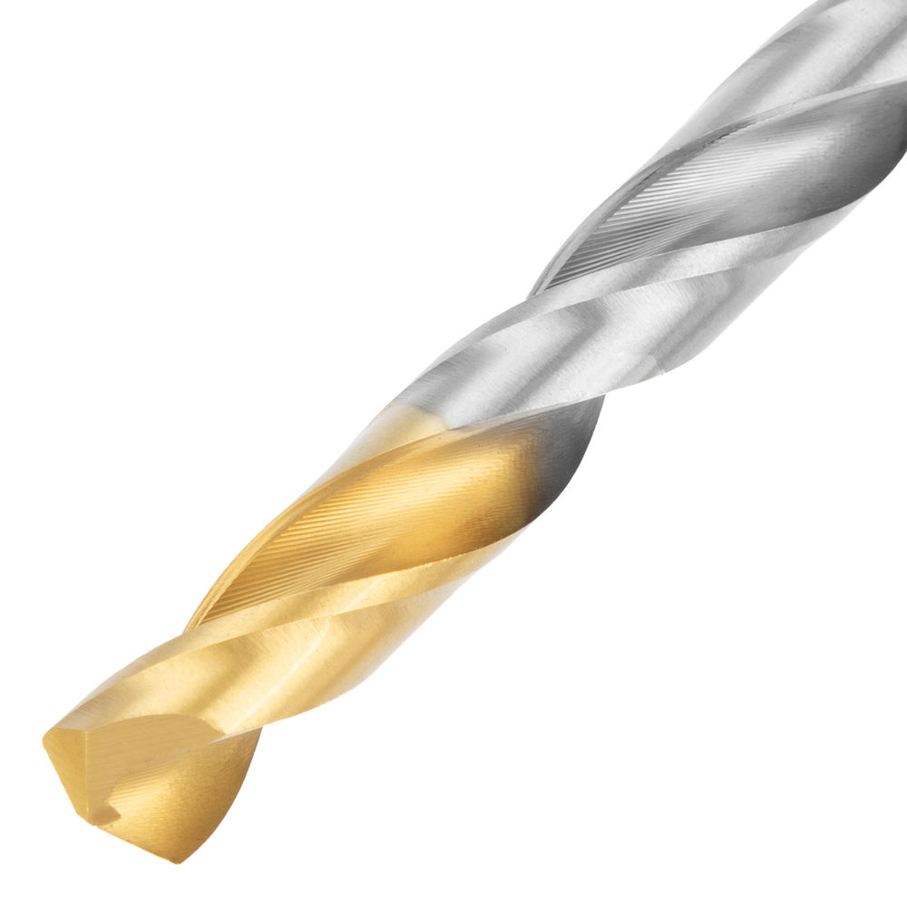 Набор сверл по металлу, 2-8мм, Р6М5-TiN, Golden Tip, 6 шт Denzel (723000)