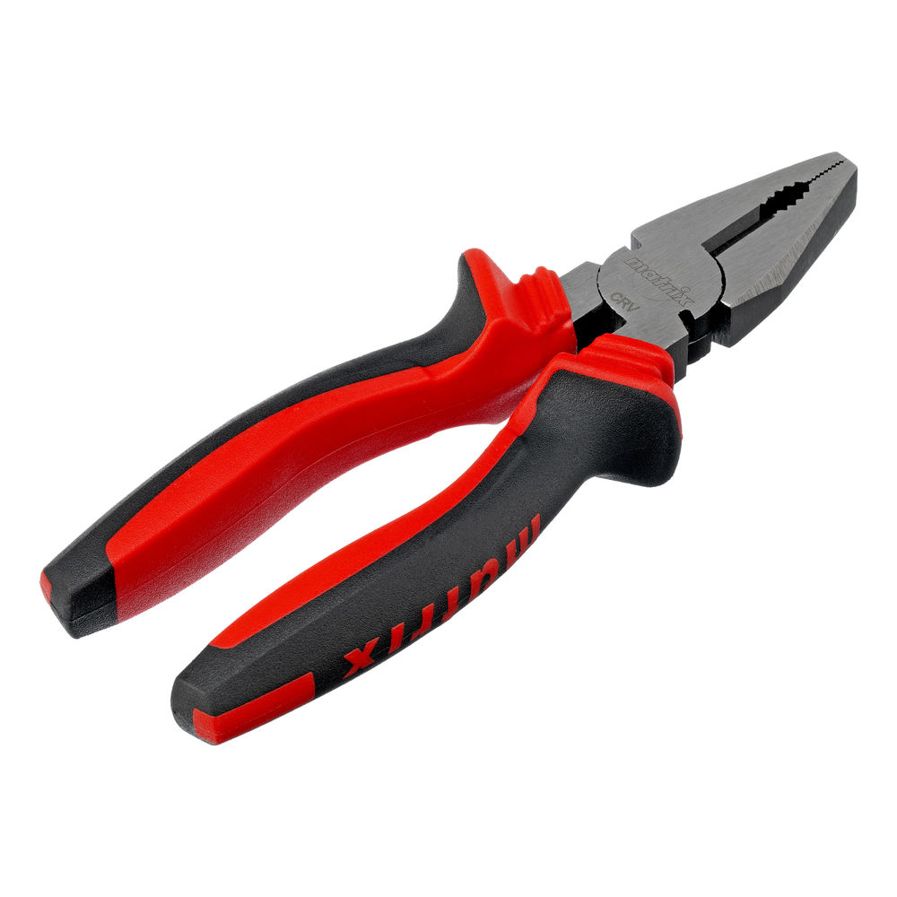 Плоскогубцы комбинированные, 160 мм, хром-ванадий, двухкомпонентные рукоятки Matrix (17090)