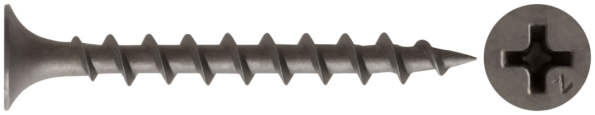 Саморезы черные по гипроку к дереву 3,5 х 35 (фасовка 24шт.) (22035-2)