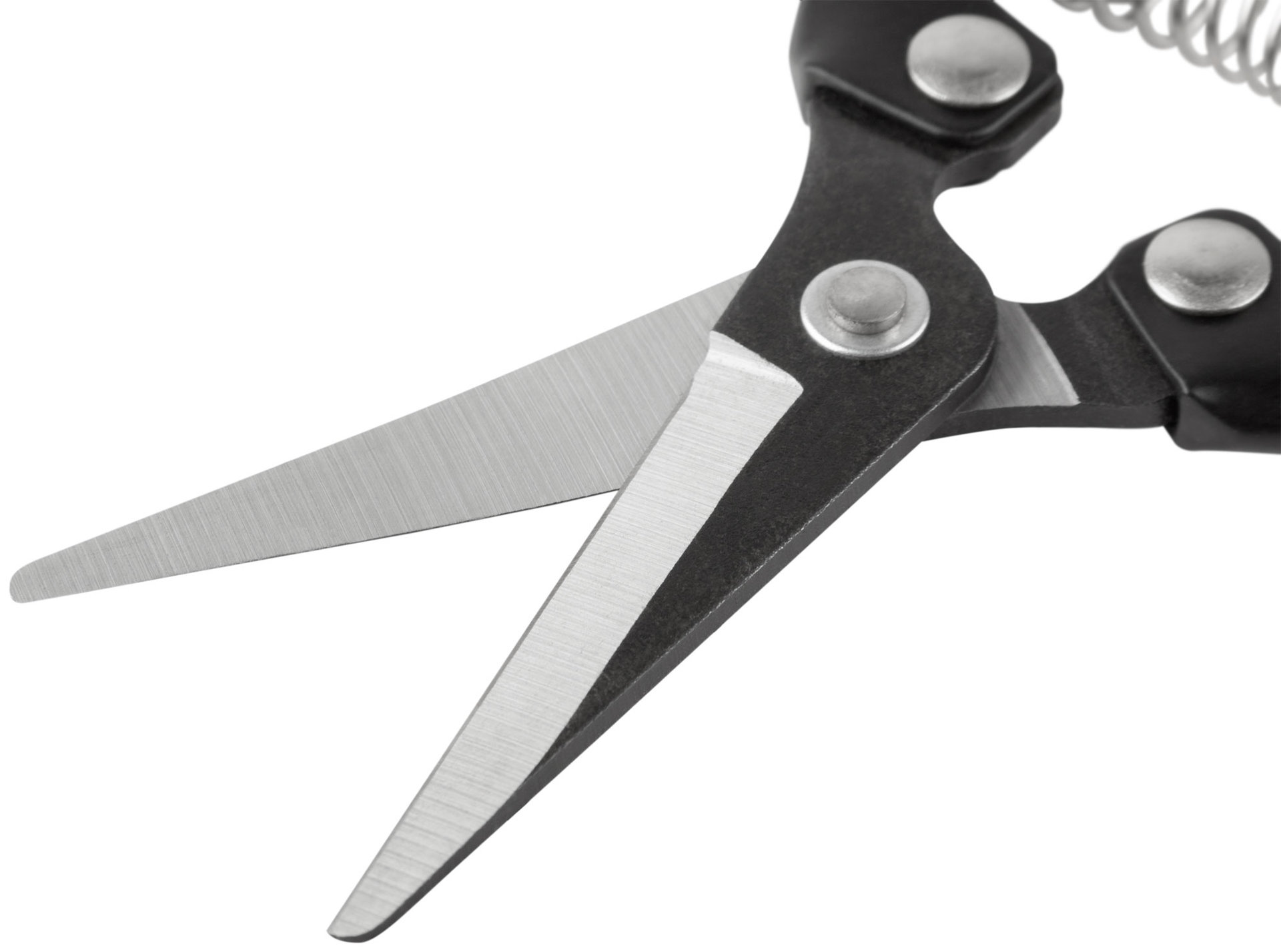 Секатор цветочный, режущие кромки внахлест, ПВХ накладки на ручки 180 мм (77075)