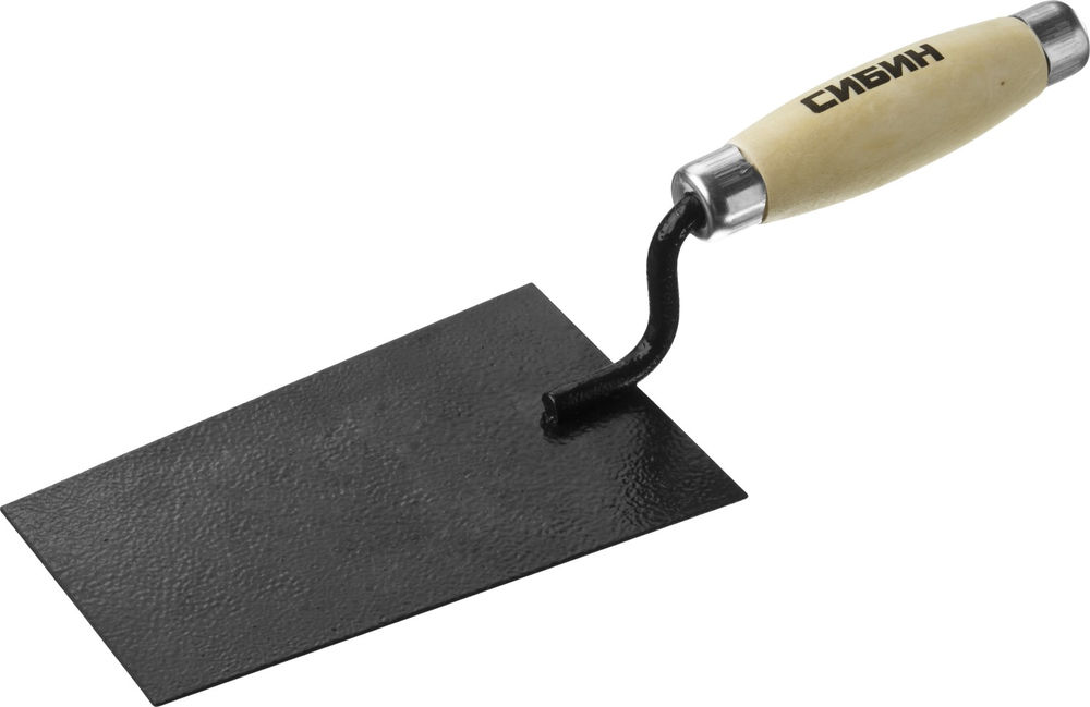 Кельма отделочника 175 х 110 х 90 мм, стальная, деревянная ручка СИБИН 0820-1_z01