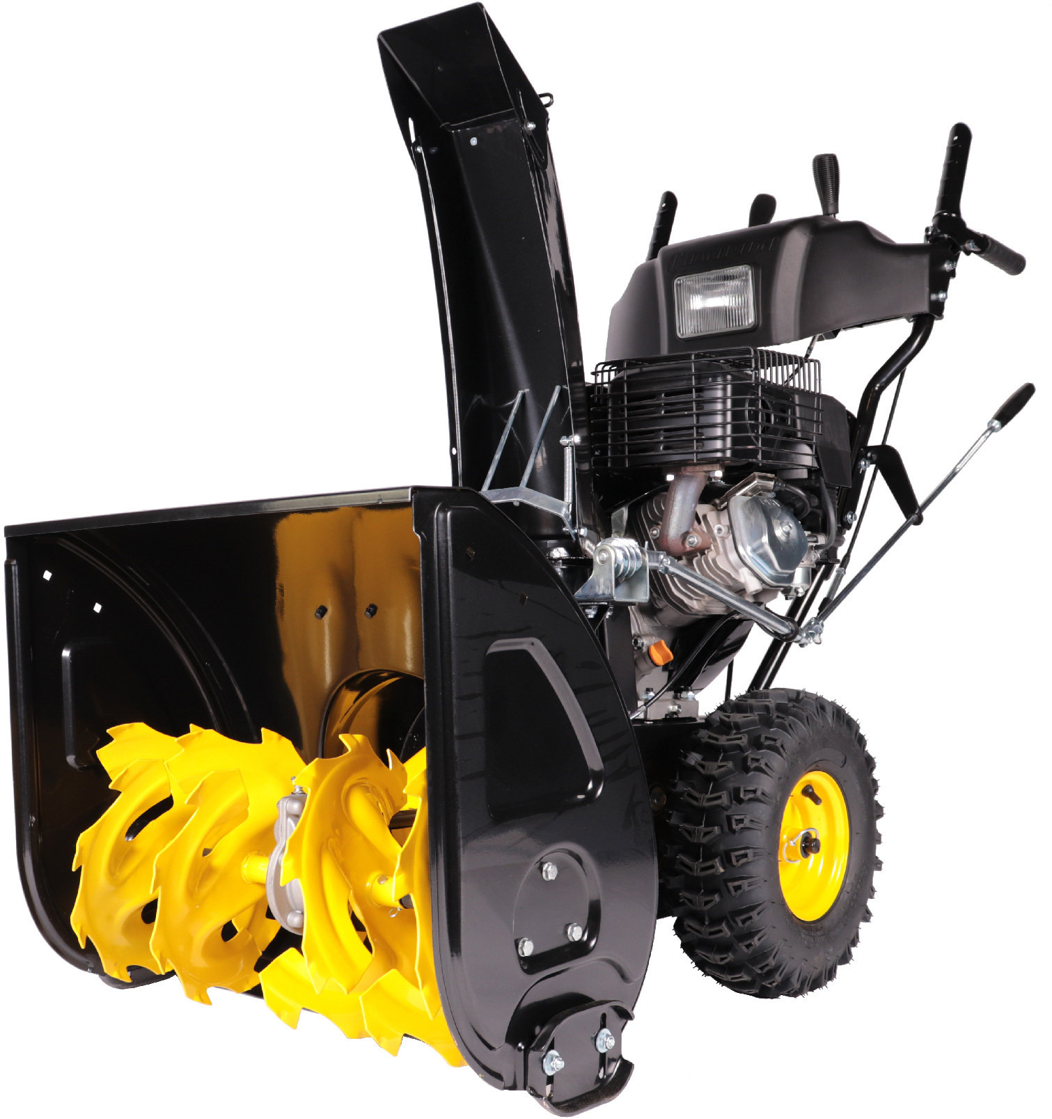Снегоотбрасыватель CHAMPION ST861 (8лс 61см 6F/2R колеса 6л 85кг эл.стартер,фара, обогрев) (ST861)