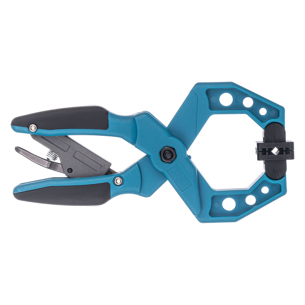 Струбцина клещеобразная 1-1/2, пластиковый корпус, храповой механизм жесткой фиксации, 38 мм Gross (20801)