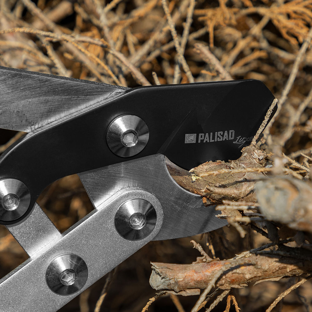 Сучкорез прямого реза, 750 мм, двухрычажный механизм, двухкомпонентные рукоятки, LUXE Palisad (60597)