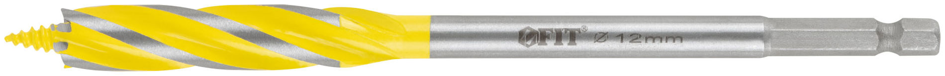 Сверло по дереву 4-х спиральное Х-тип Профи 12х165 мм (36212)