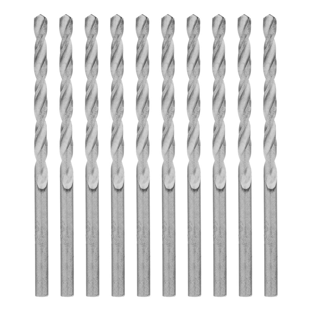 Сверло по металлу, 3,3 мм, полированное, HSS, 10 шт, цилиндрический хвостовик Matrix