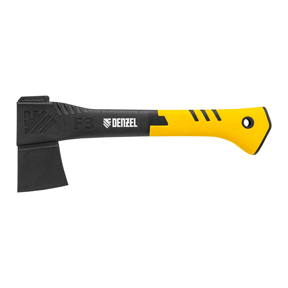 Топор-колун, F3, 640 гр, двухкомпонентная рукоятка, 320 мм// Denzel