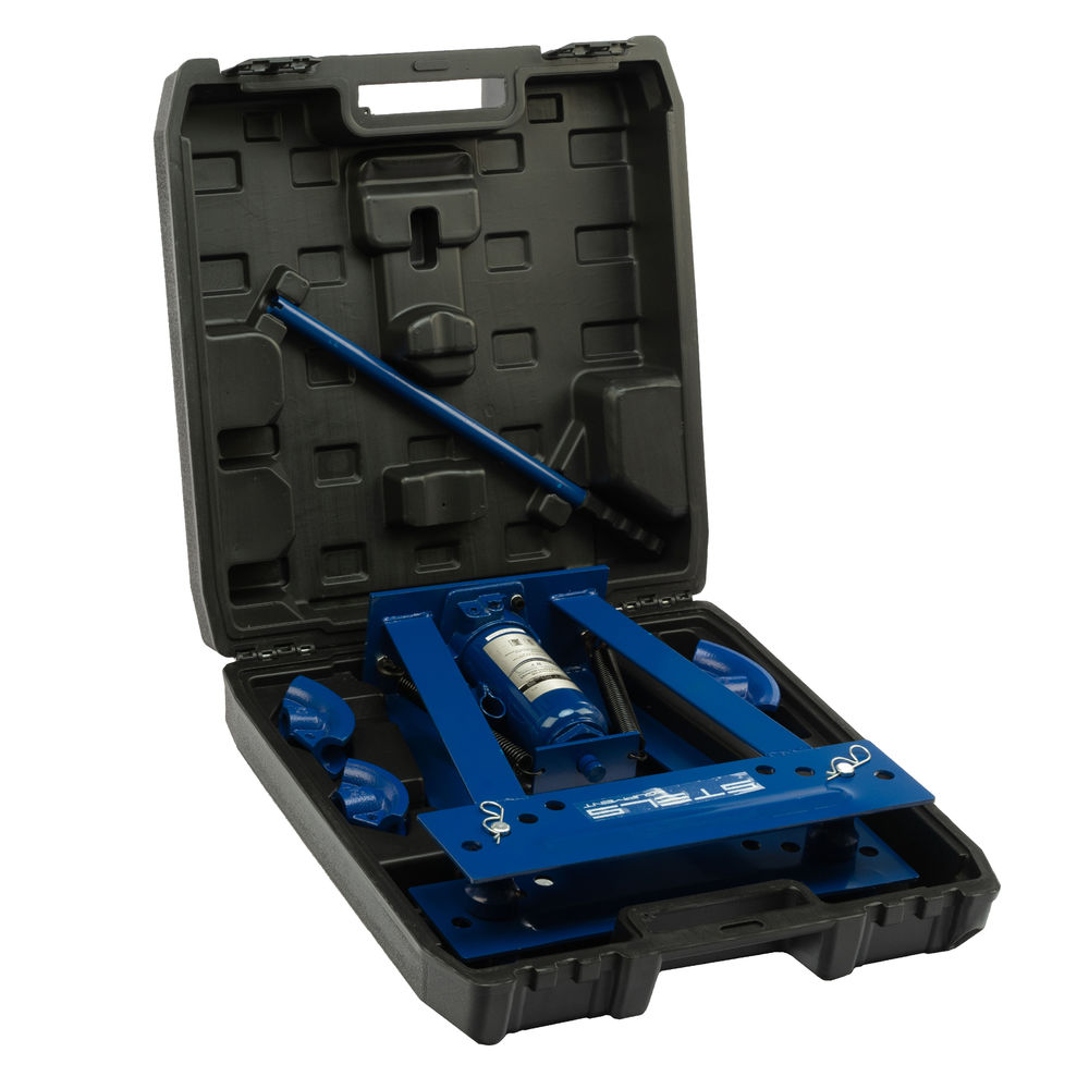 Трубогиб гидравлический, 8 т, в комплекте с башмаками 1/2-1, пластиковый кейс, Stels (18115)