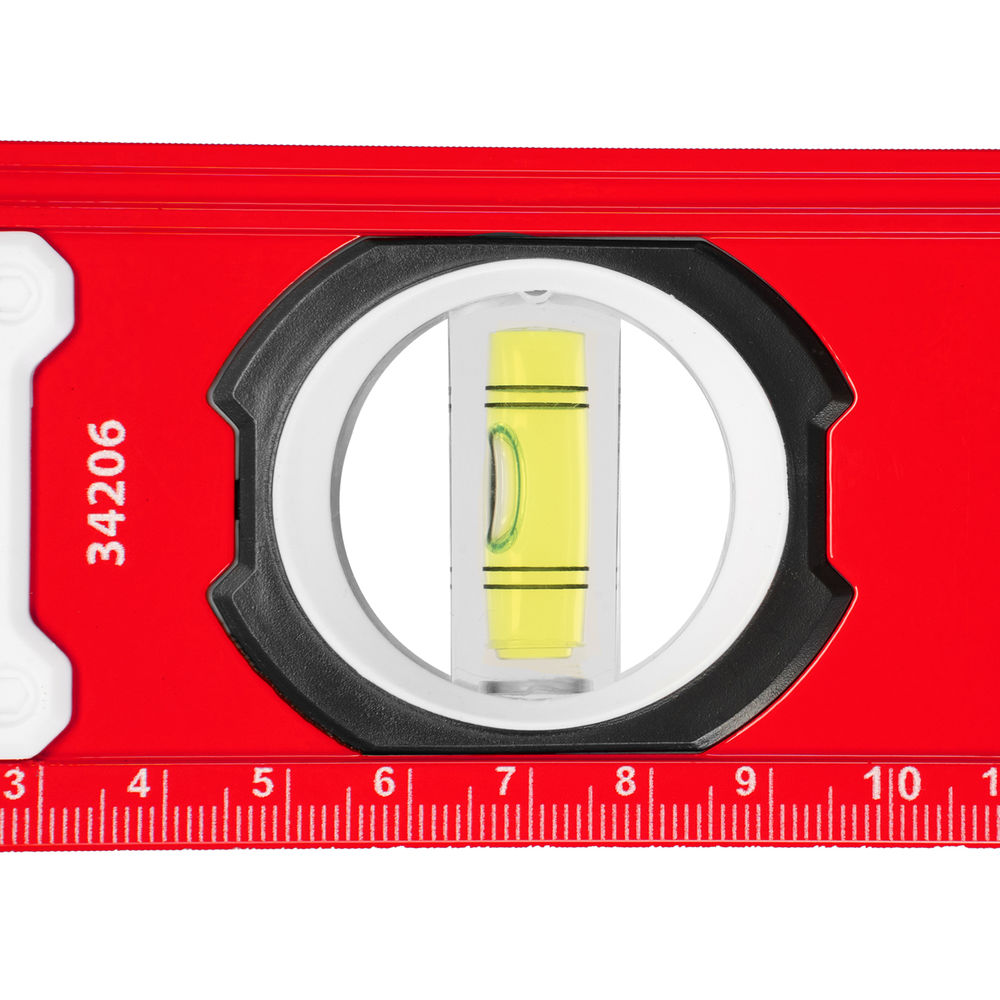 Уровень алюминиевый, фрезерованный, 3 глазка, рукоятки, 2000 мм Matrix (34206)