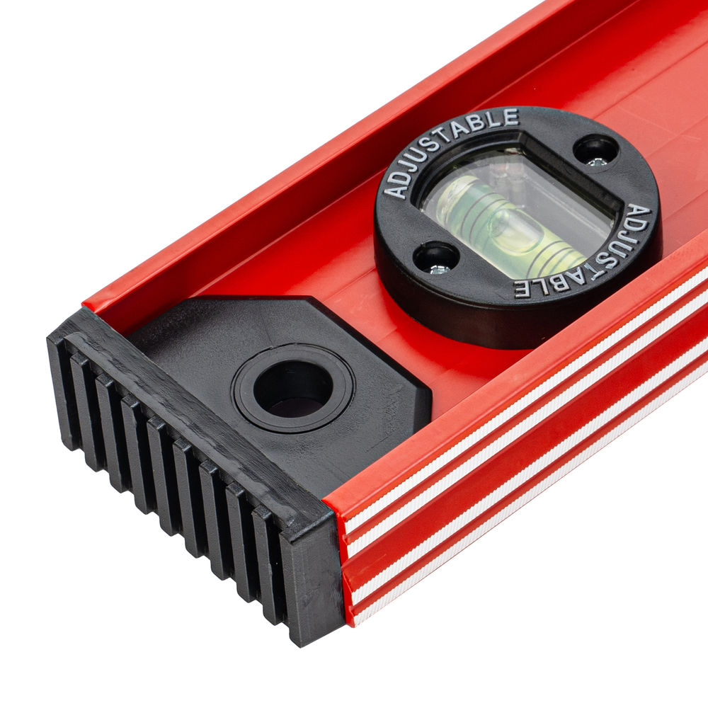 Уровень алюминиевый Рельс, 1000 мм, 3 глазка, усиленный Matrix (34010)