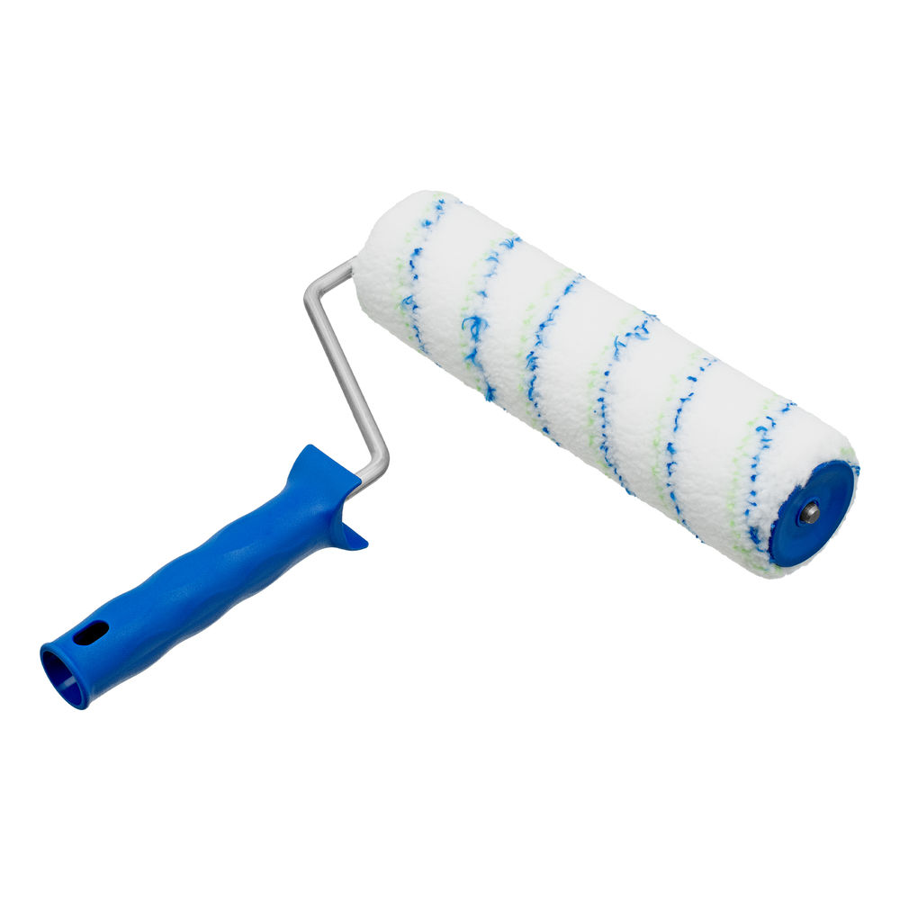 Валик Водные краски, 250 мм, ворс 12 мм, D 48 мм, D ручки 8 мм, полиэстер Сибртех (80137)