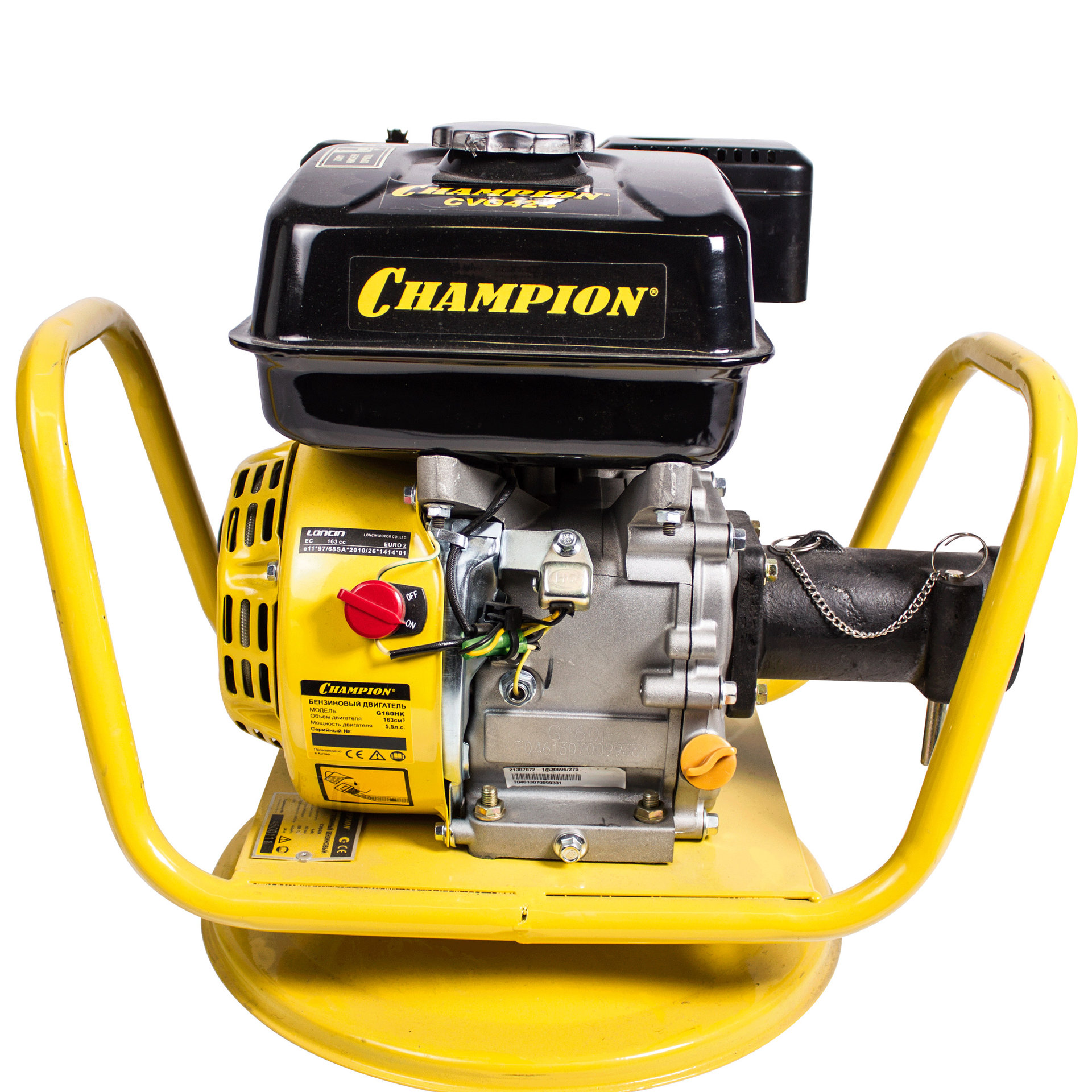 Вибратор глубинный бензиновый CHAMPION CVG424 (4кВт 24кг 4-6м без вала и вибронаконечника) (CVG424)