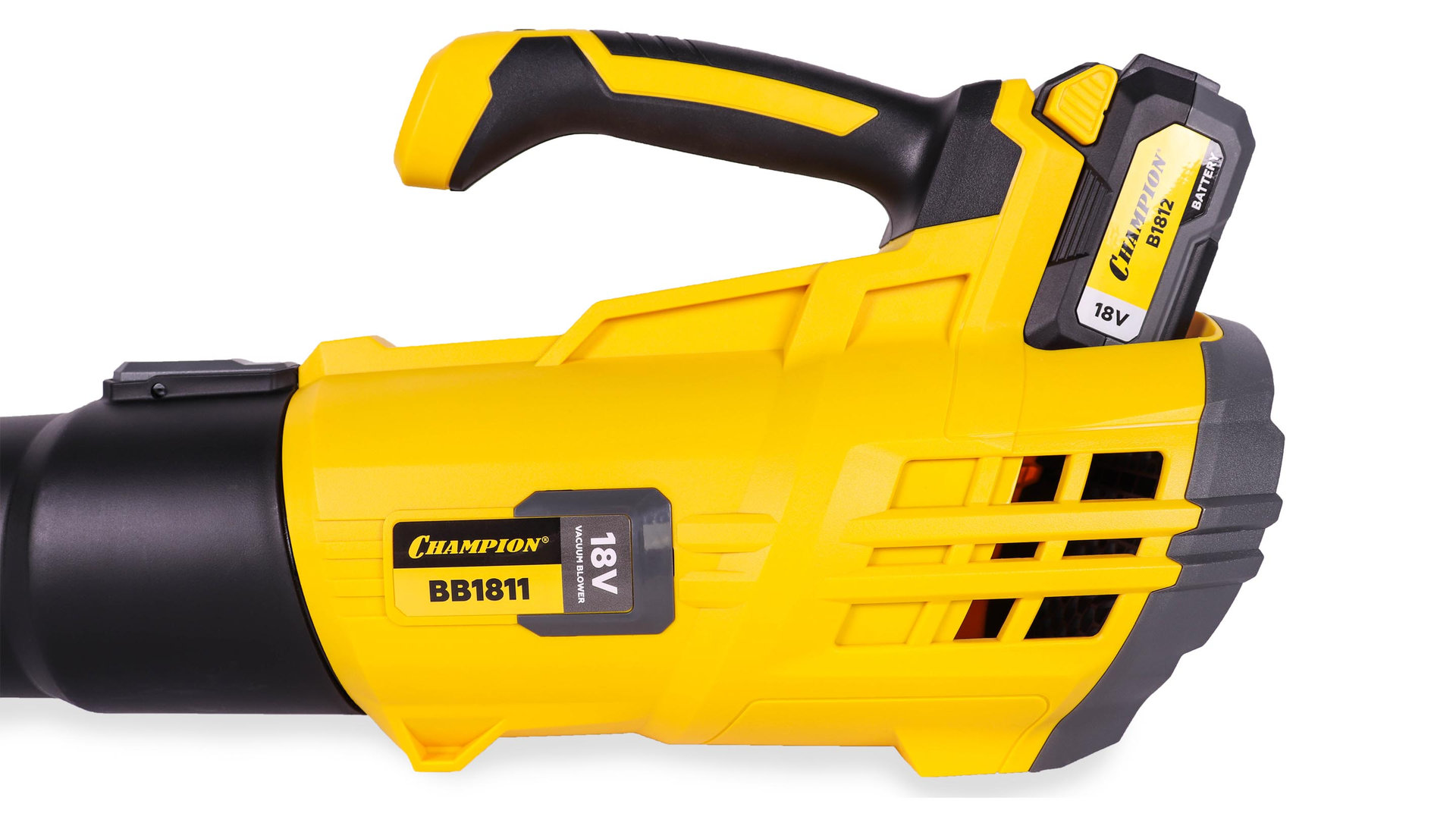 Воздуходувка аккумуляторная 18В4Ач Li-ion1,9кг12мин594м?/ч38м/сек +АКБ 2Ач иЗУ CHAMPION BB1821