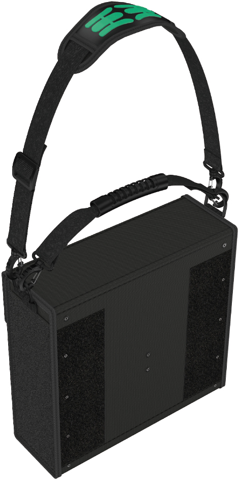 Контейнер для инструментов 3 пр., Wera 2go Container, Ремень для переноски Wera 2go 6, Подсумок Wera 2go 4 Wera 2go 2 WE-004351