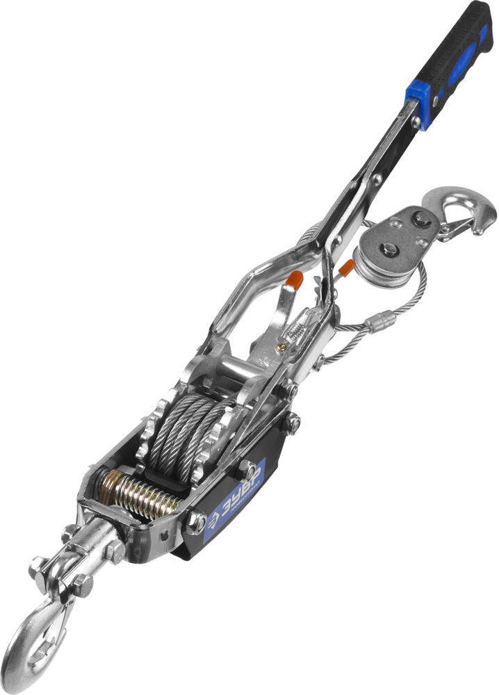 Лебёдка ручная рычажная 4 т, 3 м, в кейсе ЗУБР Профессионал 43105-4-K  