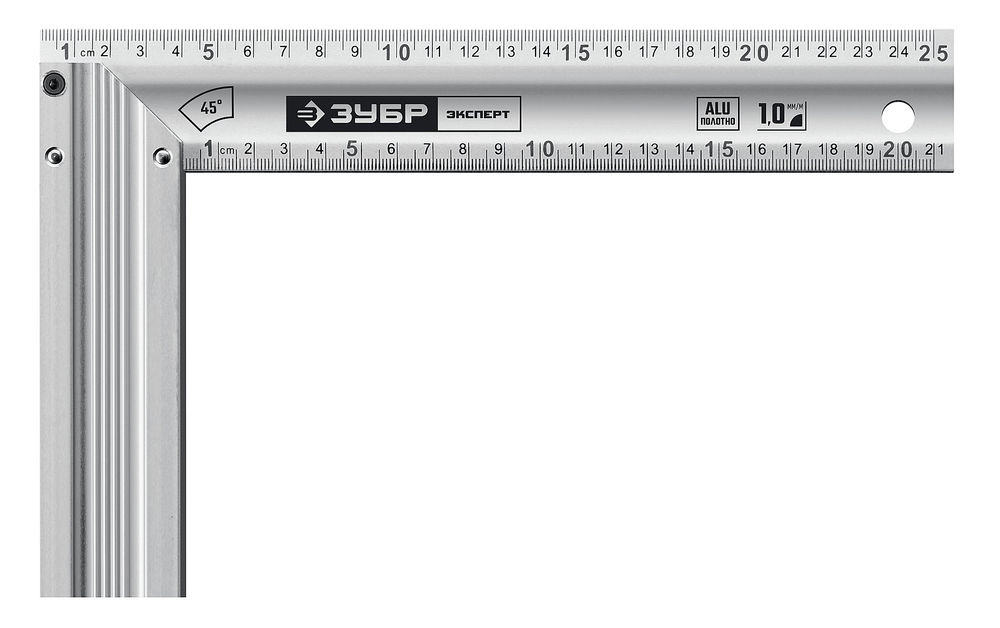 Угольник столярный жесткий ЭКСПЕРТ 250 мм ЗУБР Профессионал 34392-25