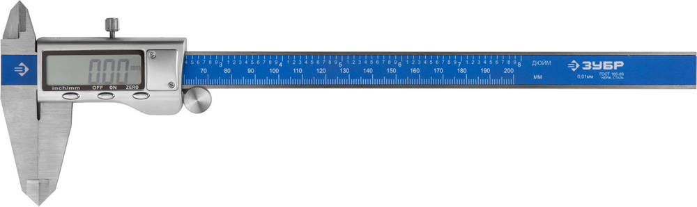 Электронный штангенциркуль 200 мм Профессионал ЗУБР ШЦЦ-I-200-0.01 34463-200