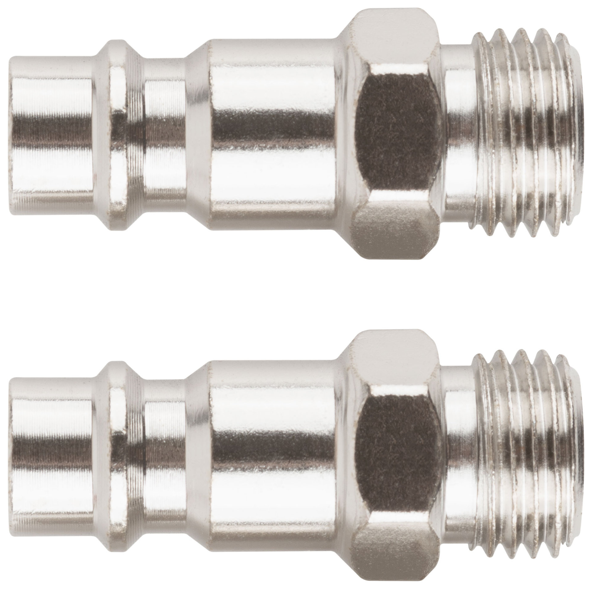 Адаптеры универсальные с внешней резьбой 1/4, 2 шт. (81116)