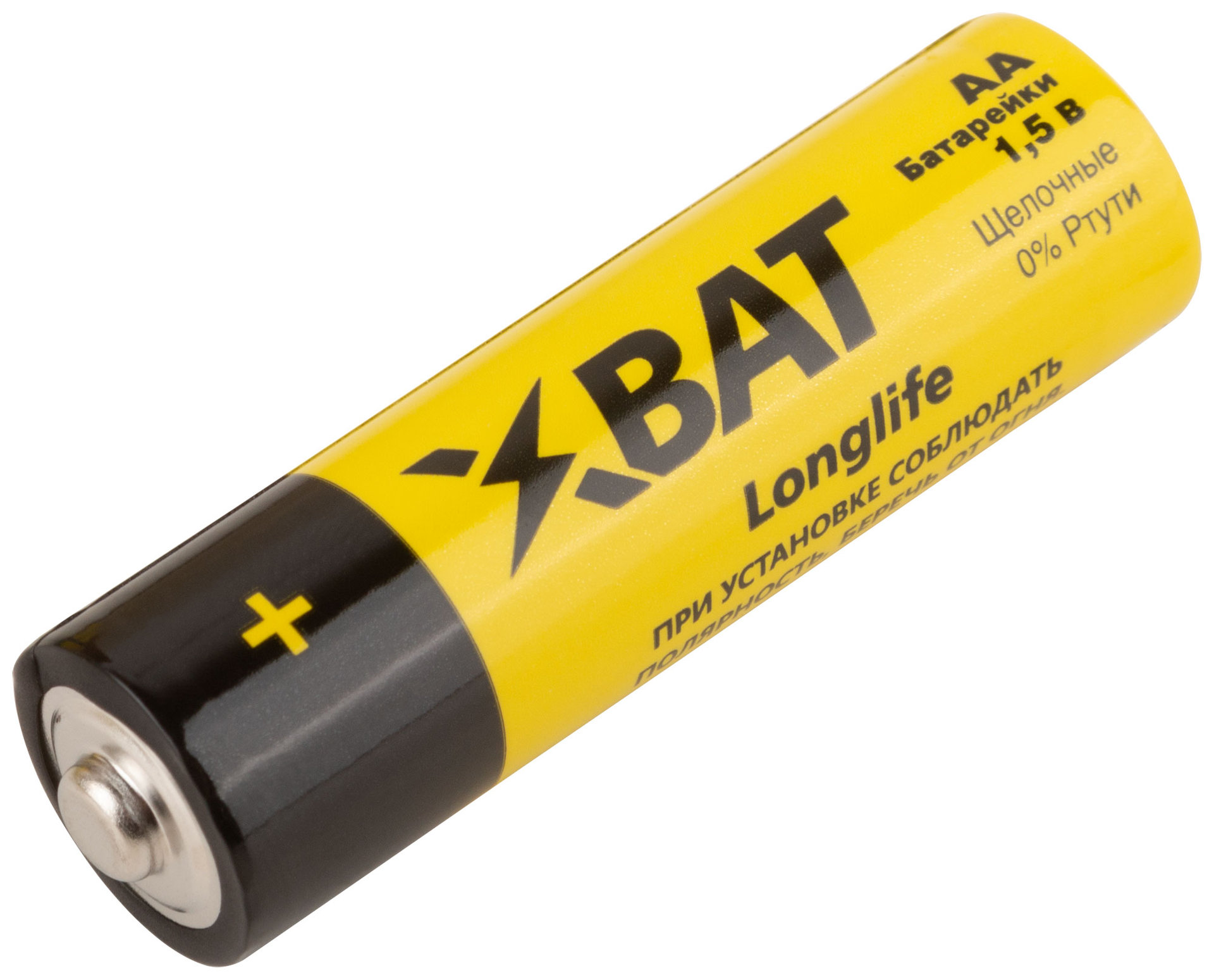 Батарейка щелочная, 1.5 В, тип АА, 8 шт. (LR6-8B)