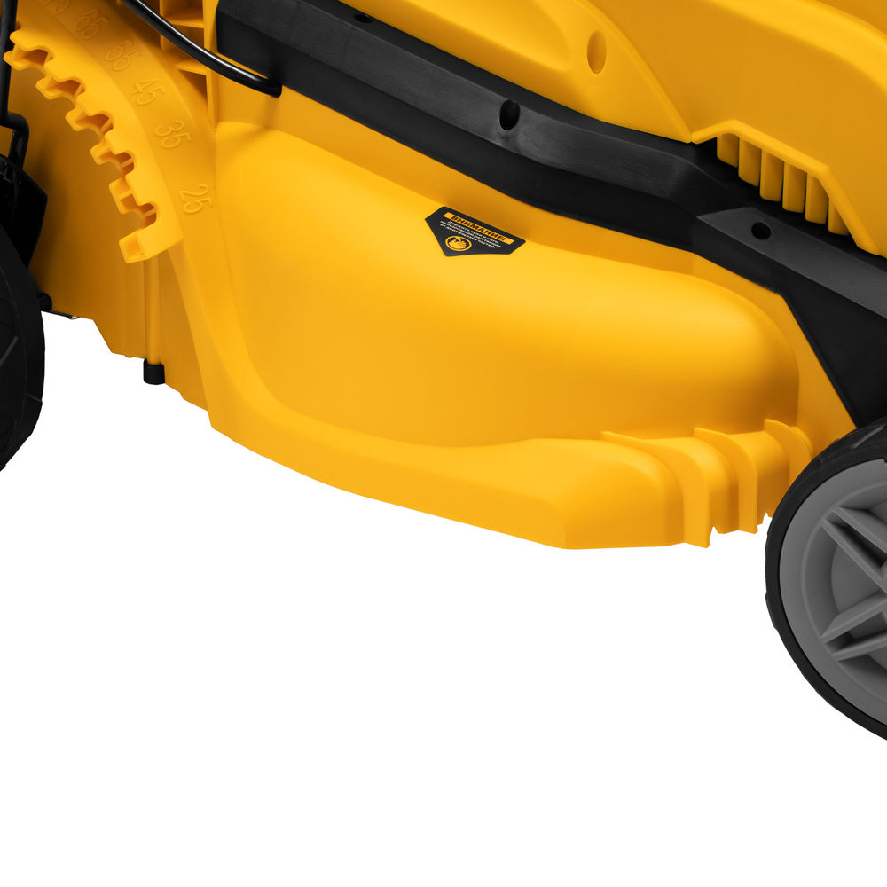 Газонокосилка электрическая GMC-1800, шир. 38см, 1800 Вт, 6 уров., травосб. 35 л Denzel (96629)