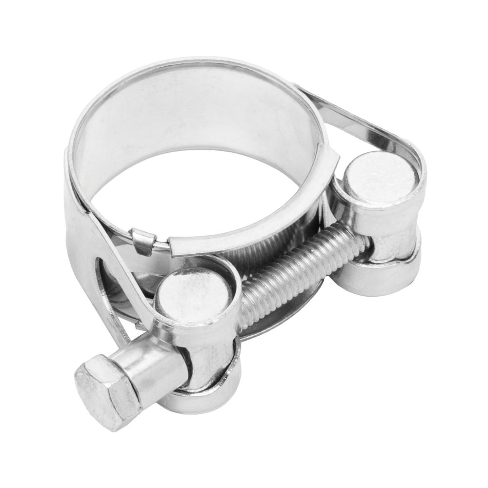 Хомуты металлические, силовые 29-31 мм, ширина 20 мм, шарнирный, W1, 2 шт Сибртех (47511)