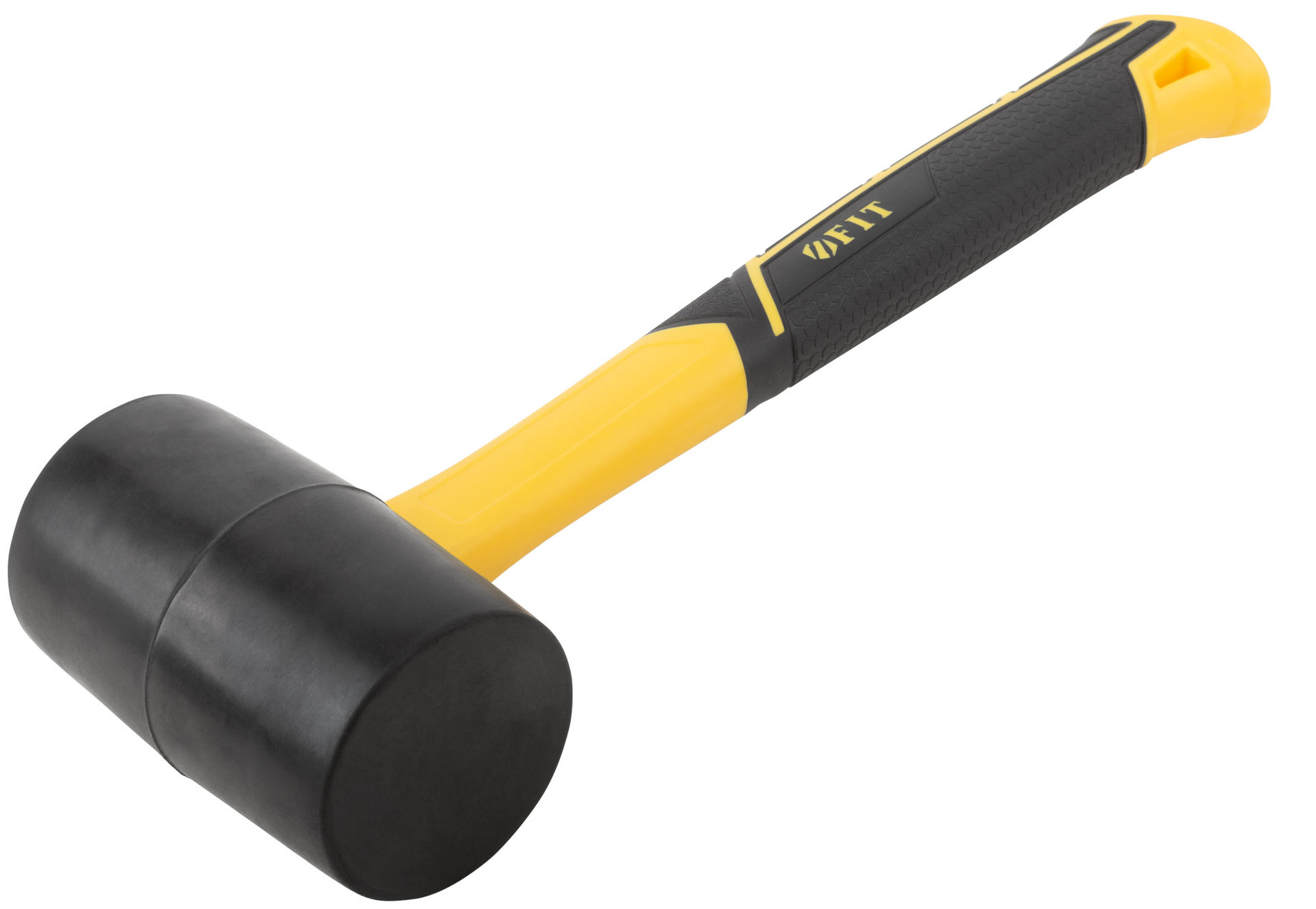 Киянка резиновая, фиберглассовая ручка 65 мм ( 680 гр )