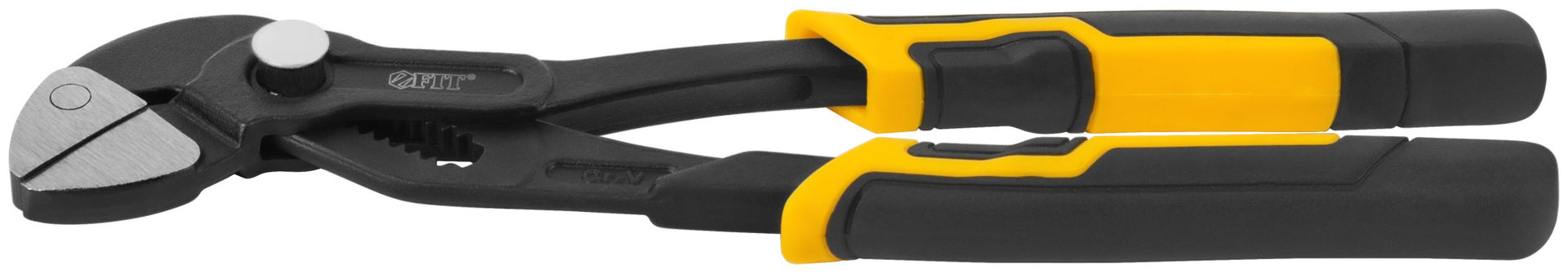 Клещи переставные CrV, быстрая регулировка, плоские губки без насечек, Профи 250 мм ( 38 / 38 мм )