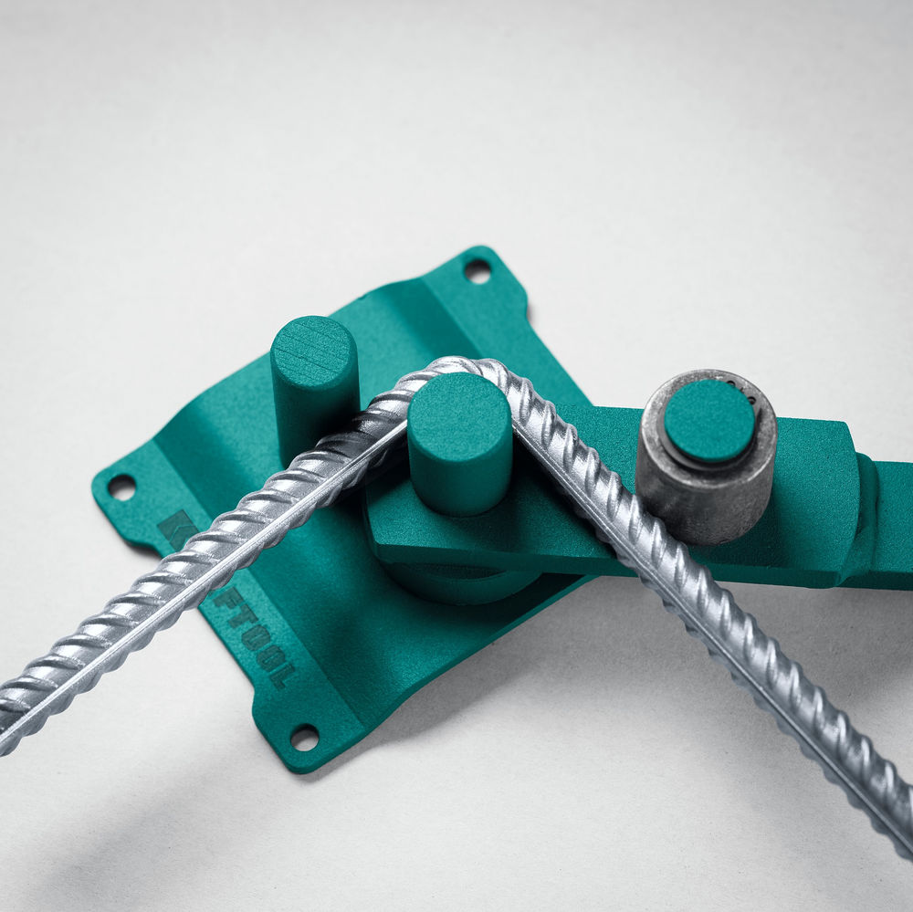 Ручной станок для гибки арматуры 10 EB, плавный гиб, на подшипнике KRAFTOOL 23308