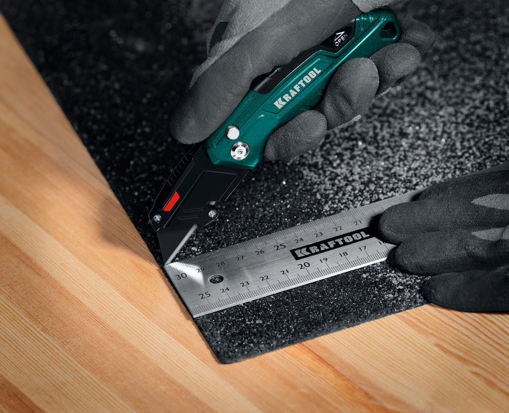 Трапециевидные лезвия BlackMax-A24, 10 шт KRAFTOOL 09624-S10