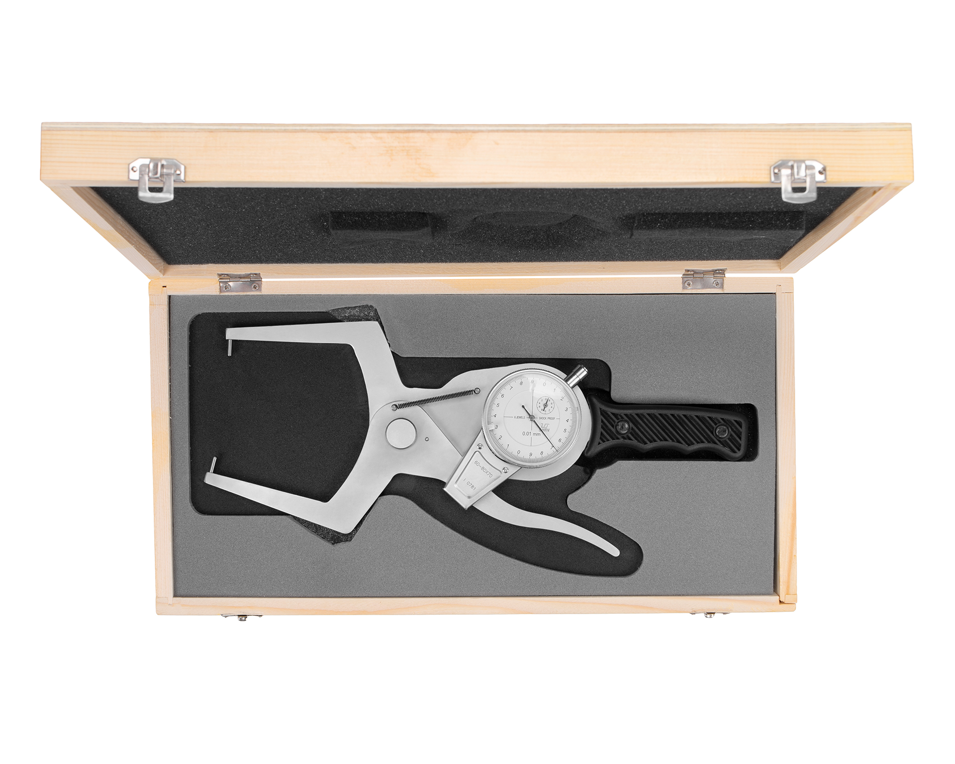 Кронциркуль индикаторный 60-80мм (L= 70) 0.01 д/наружных измерений SHAN