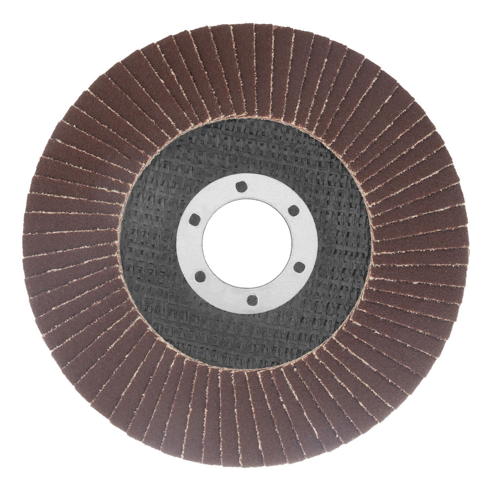 Круг лепестковый торцевой КЛТ-1, зернистость Р 80(16Н) 115 х 22.2 мм, БАЗ (74003)