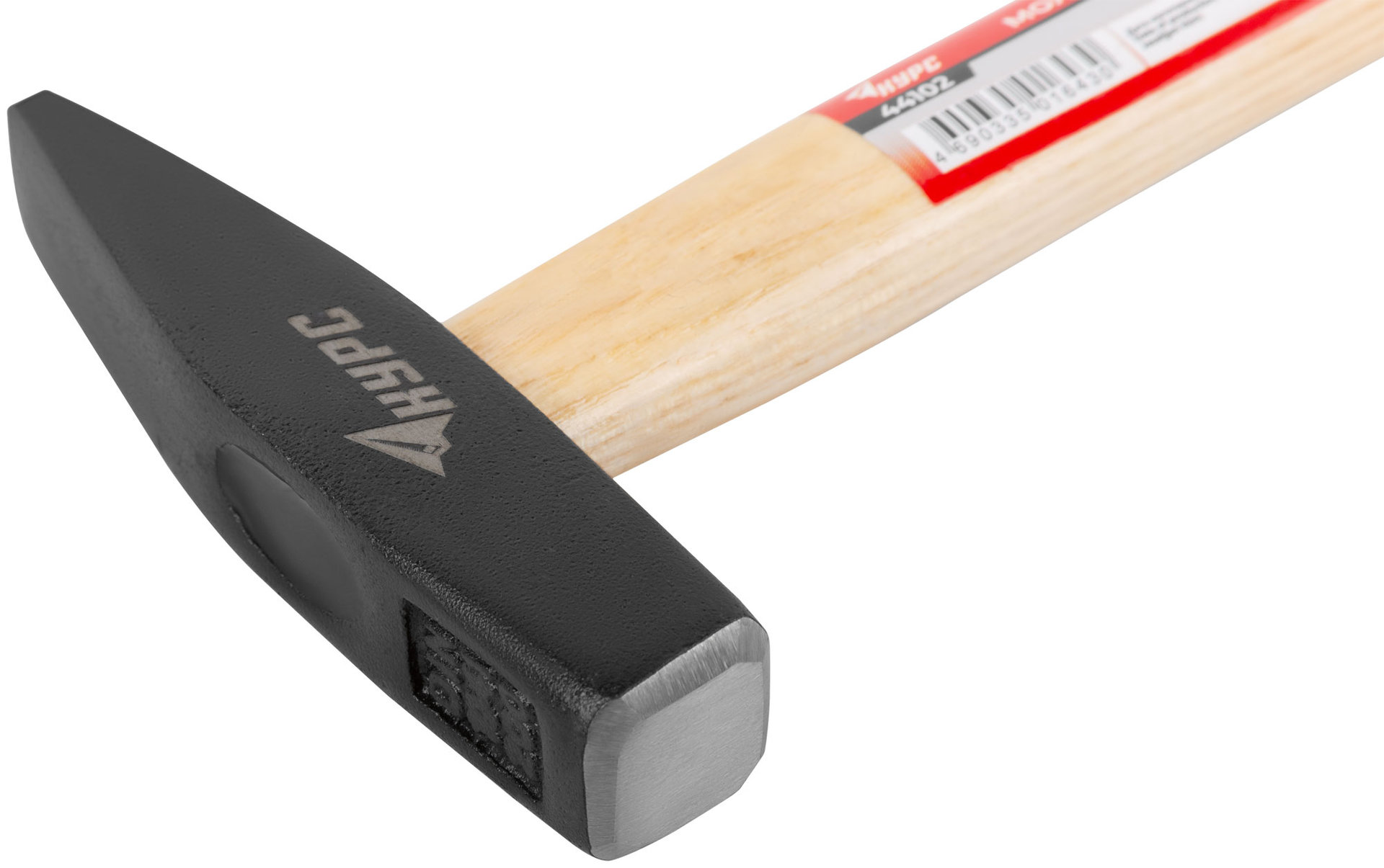 Молоток слесарный, деревянная ручка Оптима 200 гр. (44102)