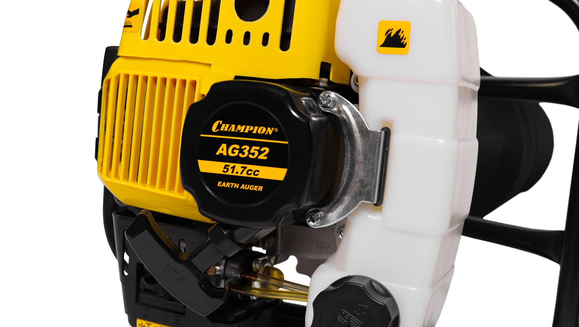 Мотобур 1,4кВт 51,7см? 9,4кг без шнека CHAMPION AG352