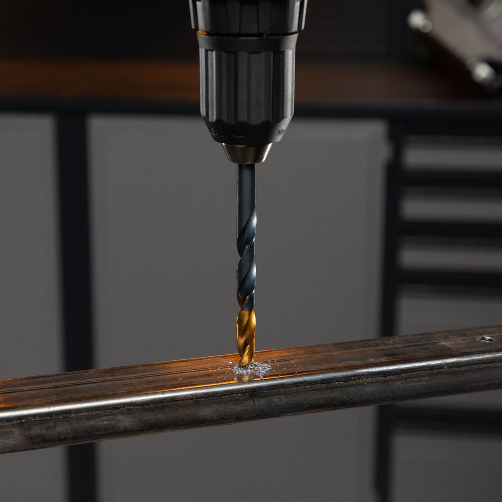 Набор сверл по металлу, 2-3-4-5-6-8 мм, HSS-Tin, Golden Tip, 6 шт Denzel (72300)