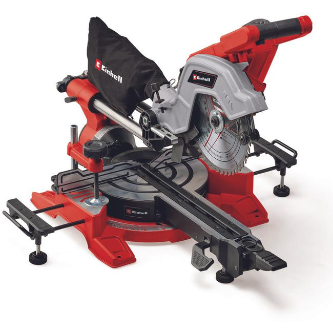 Пила торцовочная Einhell TE-SM 8 L Dual, 1800вт,216х30мм х48 зб,пропил 305х65мм,лазер (4300866)